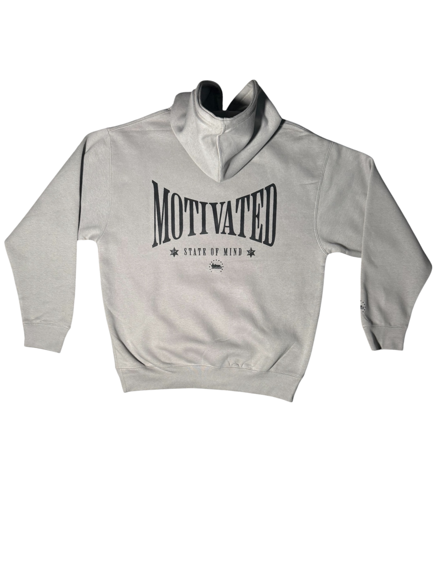 Mobillionairez Motivated State of Mind Hoodie - Cool Grey