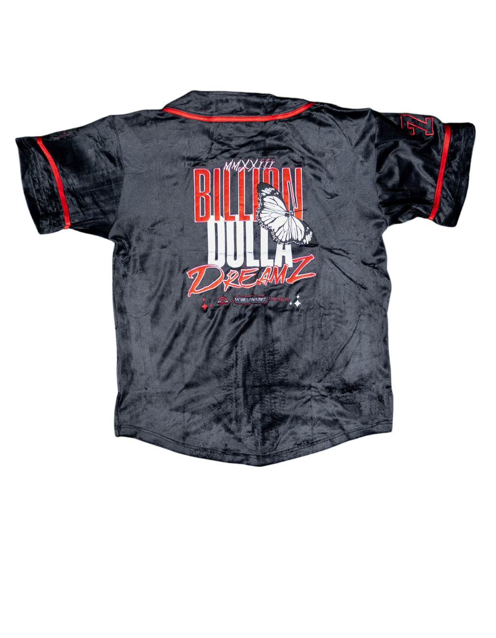 Mobillionairez Billion Dollar Dreamz "Black & Red Velvet" Jersey - (Unisex)
