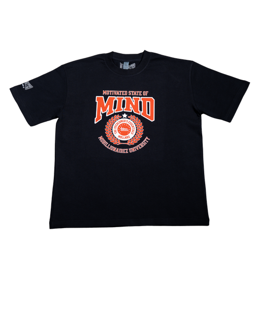 Mobillionairez "Believe U" T-shirt - Black & Red  [Unisex]