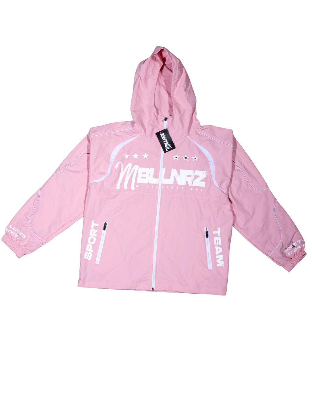 Mobillionairez "More Than Looks" Nylon Jogger - Pink (Unisex)
