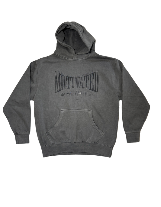 Mobillionairez Motivated State of Mind Hoodie - Ash Black (Unisex)