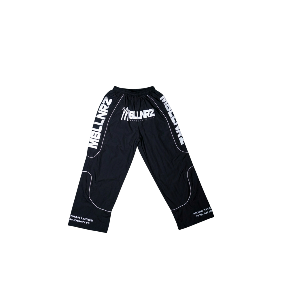 Mobillionairez "More Than Looks" Nylon Jogger Set - Black (Unisex)