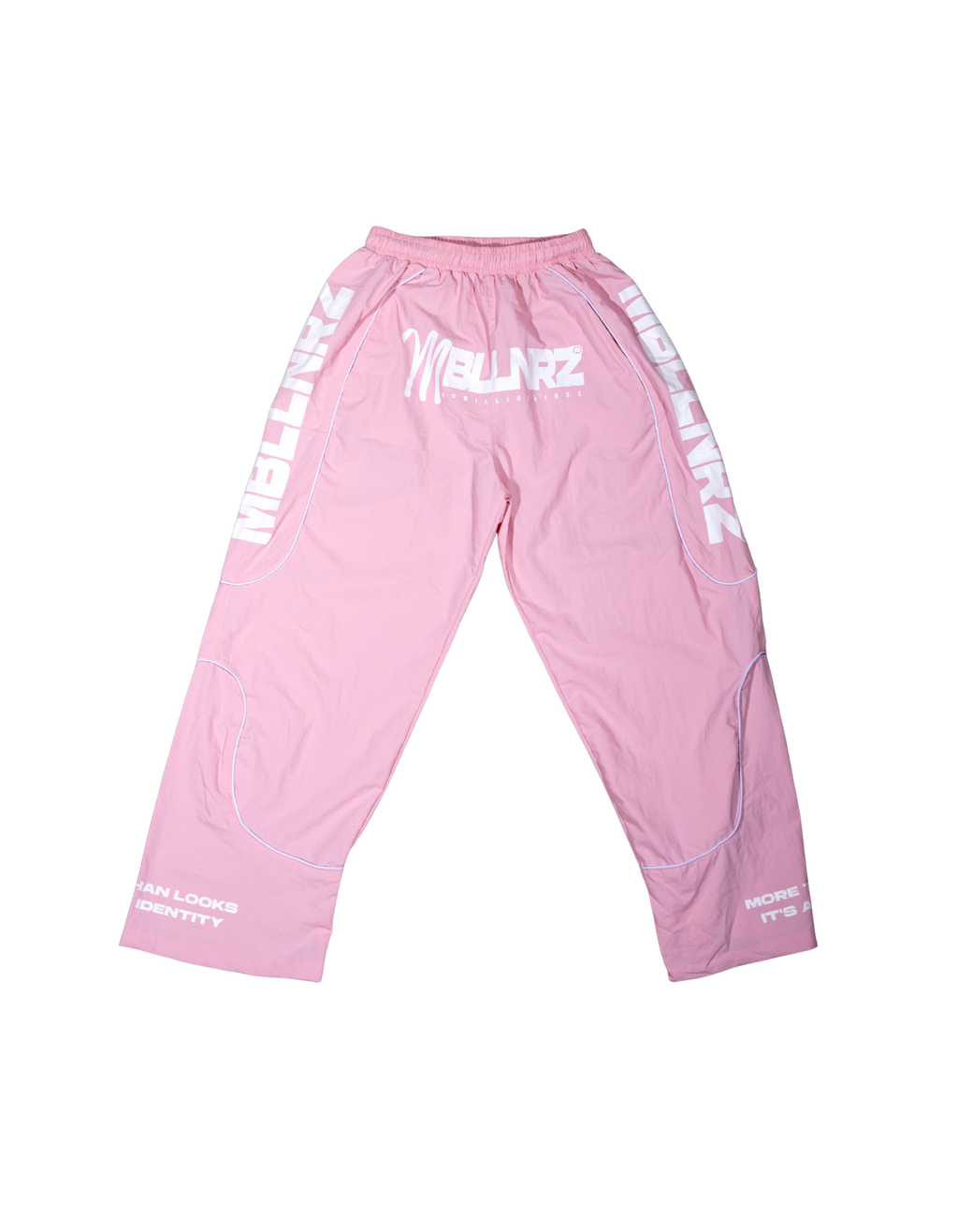 Mobillionairez "More Than Looks" Nylon Jogger - Pink (Unisex)