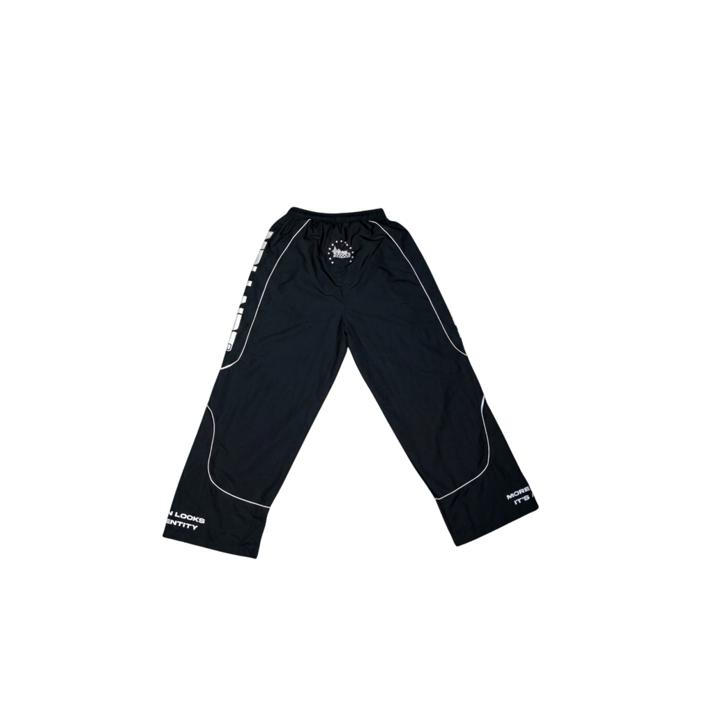 Mobillionairez "More Than Looks" Nylon Jogger Set - Black (Unisex)