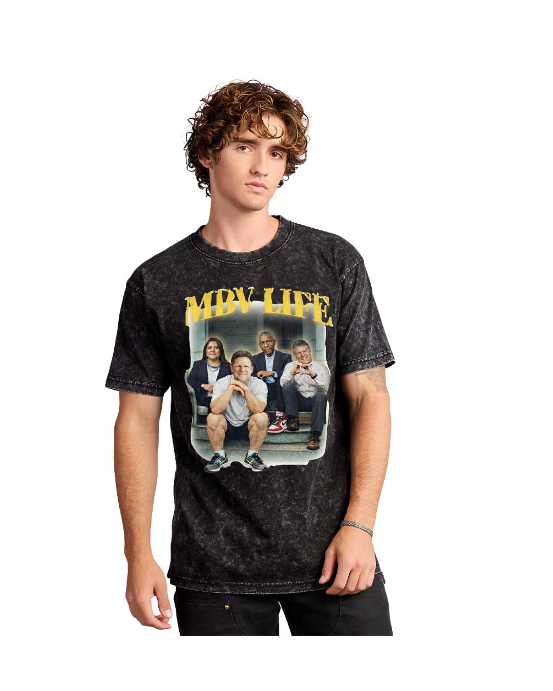 MBV (Golden Era) Black Mineral Tee - Unisex