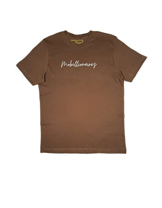 Mobillionairez Signature - Chocolate T-Shirt (Unisex)