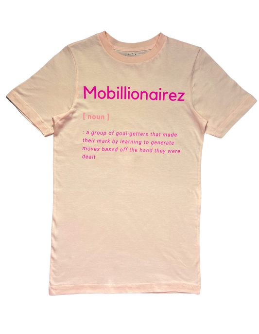 Mobillionairez Definition Tee - "Peach Vibes" (Unisex)