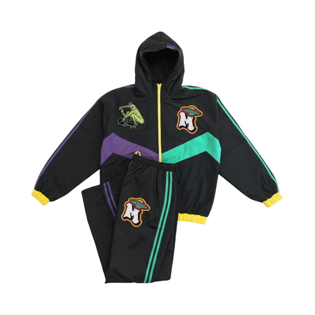 Mobillionairez "Party Gras" Nylon Jogger - Unisex