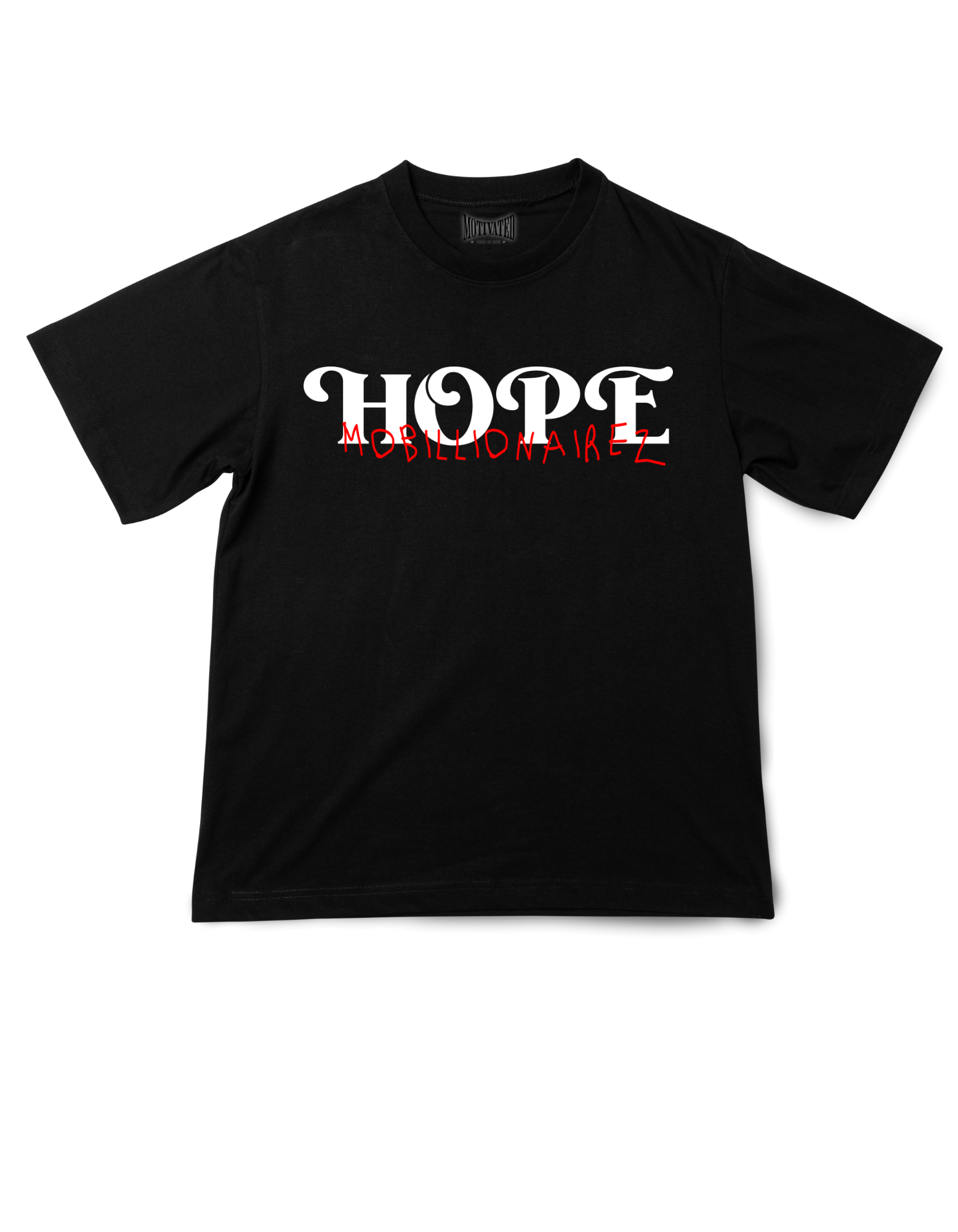 Mobillionairez "HOPE" T-shirt - Black [Unisex]