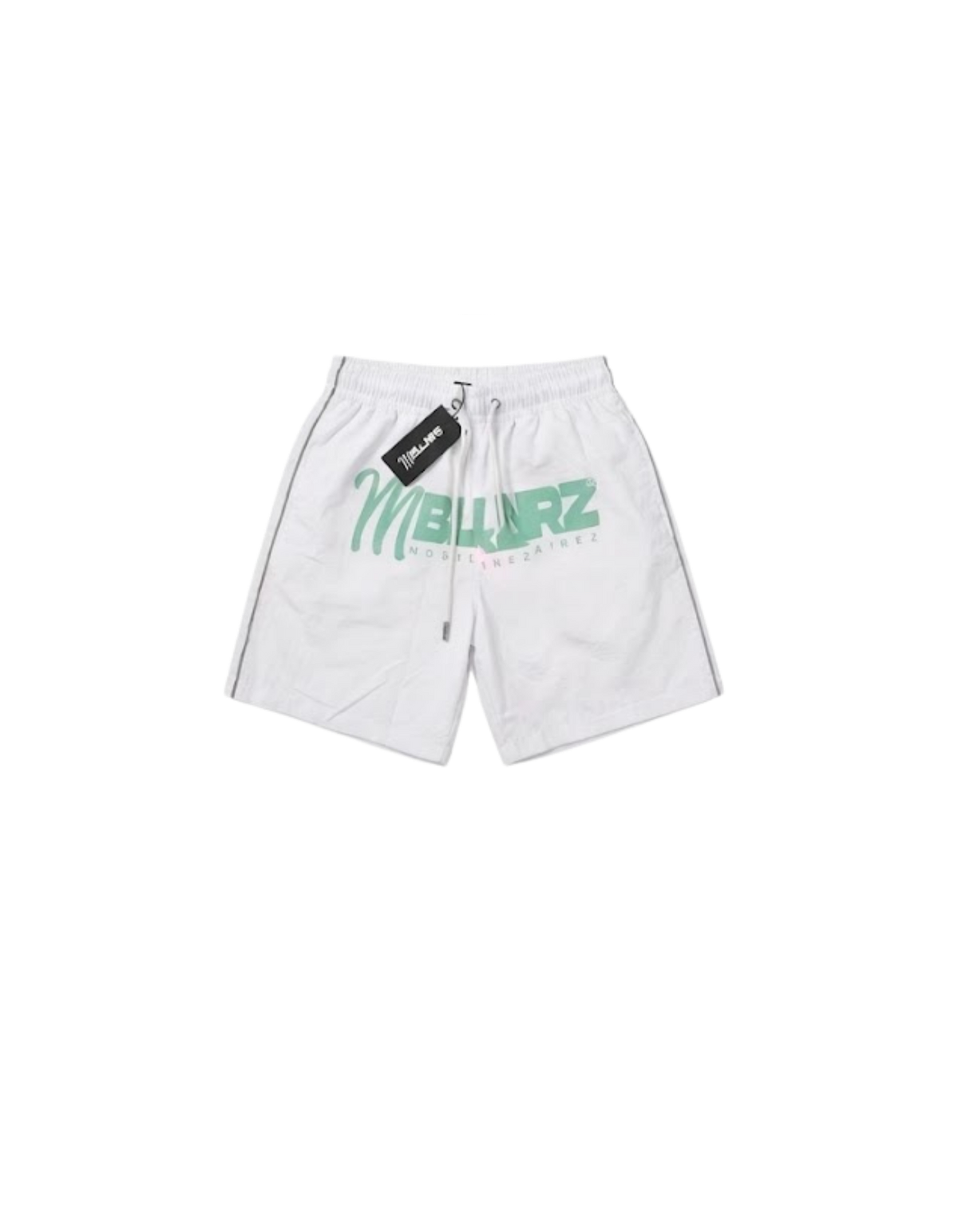 Mobillionairez "Busy Praying" Nylon Shortz - Mint Blue (Unisex)