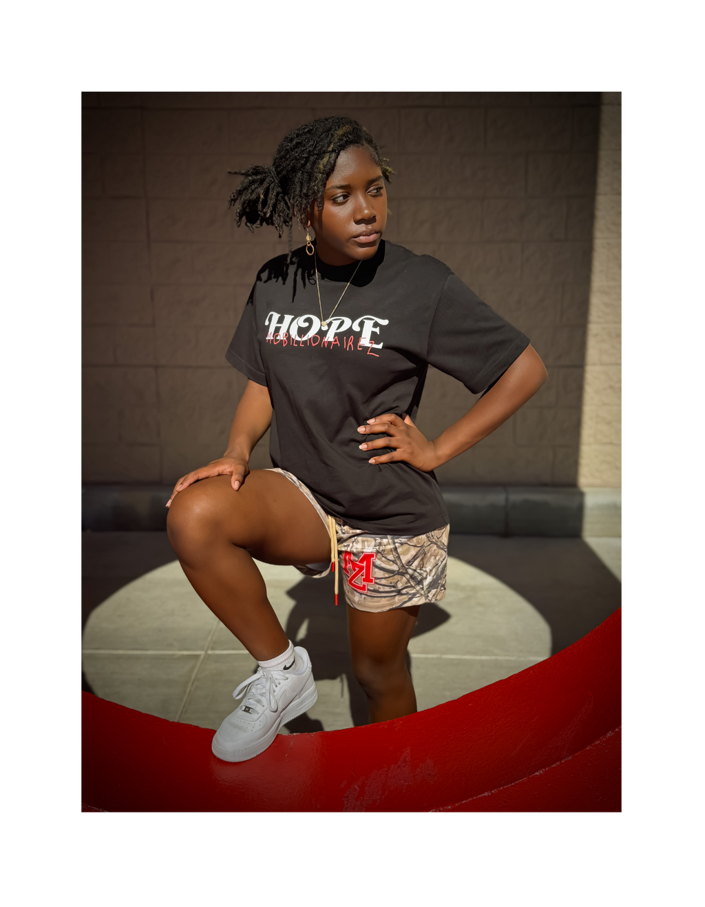 Mobillionairez "HOPE" T-shirt - Black [Unisex]