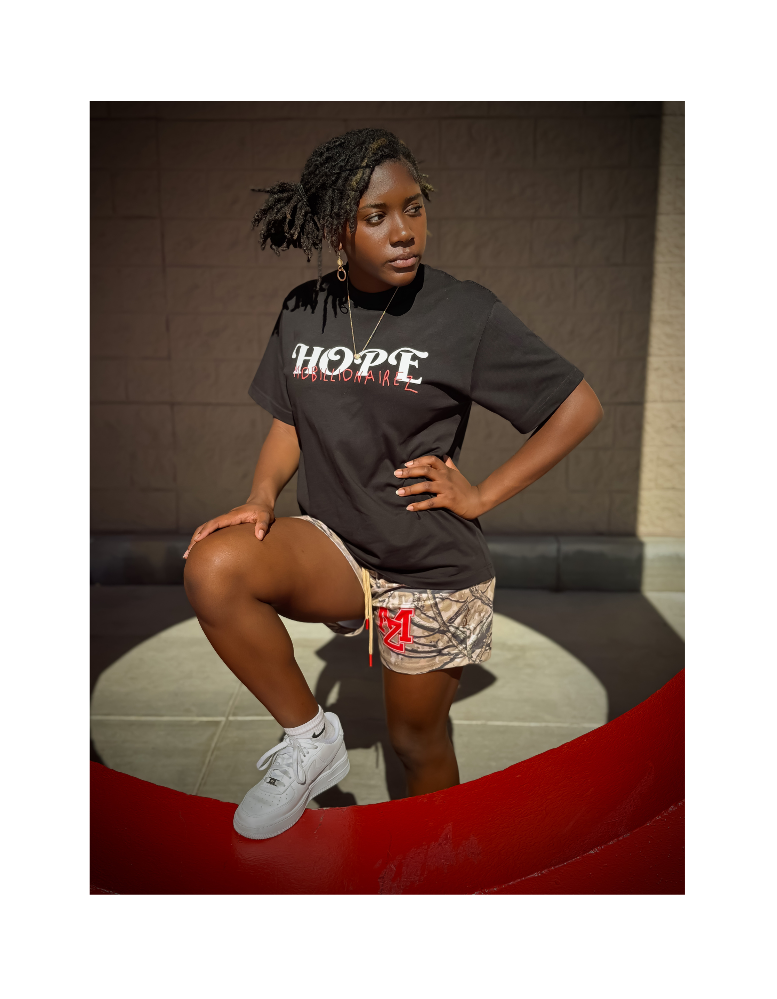 Mobillionairez "HOPE" T-shirt - Black [Unisex]
