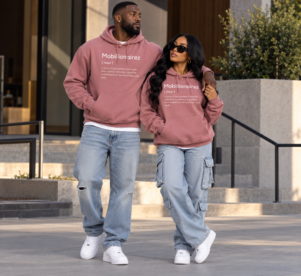 Mobillionairez "Her Fight Is My Fight" - Definition Hoodie "Pinky" (Unisex)