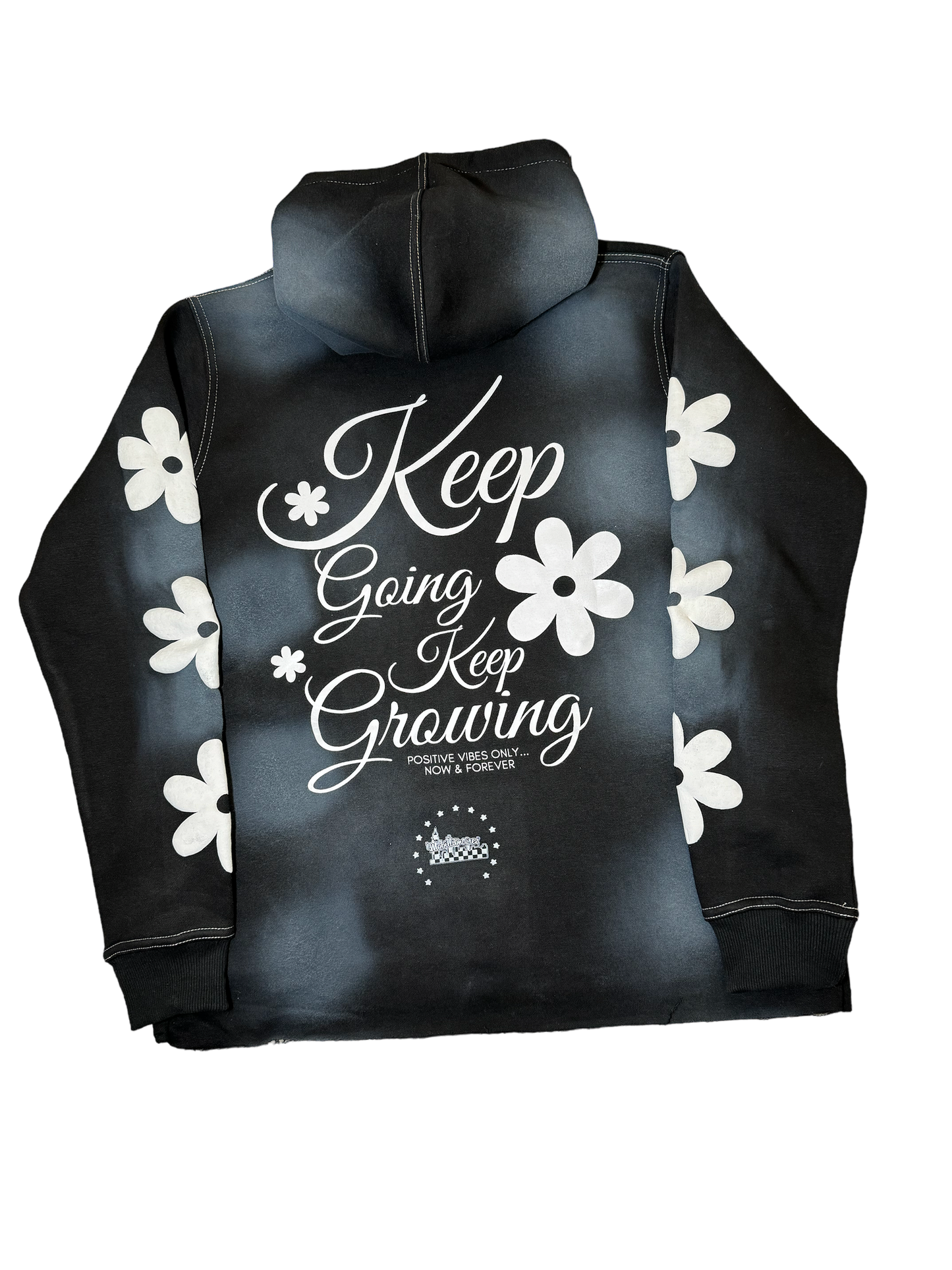 Mobillionairez "Keep Going/Keep Growing" Hoodie Black - (Unisex)