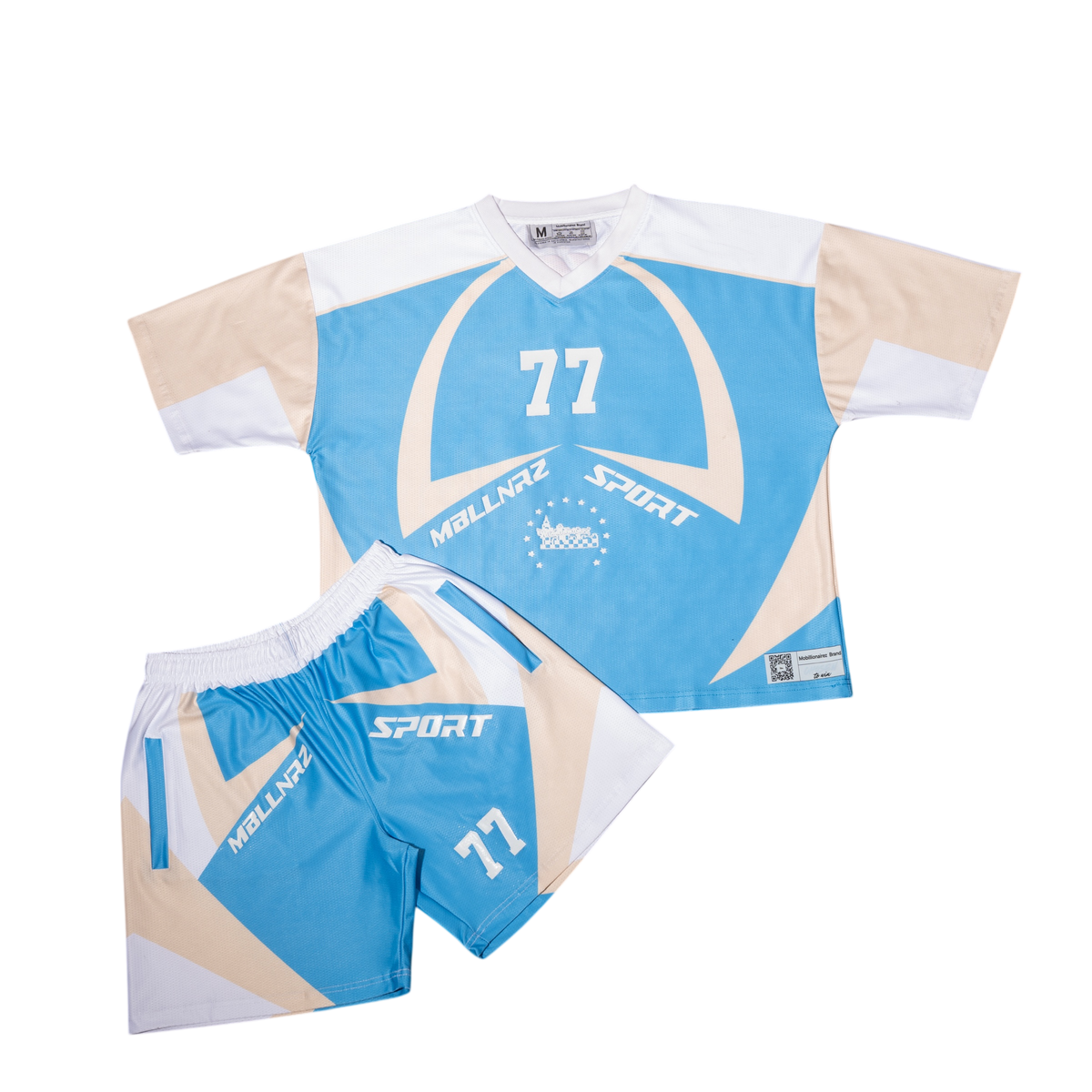 Mobillionairez  "Oceanside" 77 - Jersey Set - Blue (Unisex)