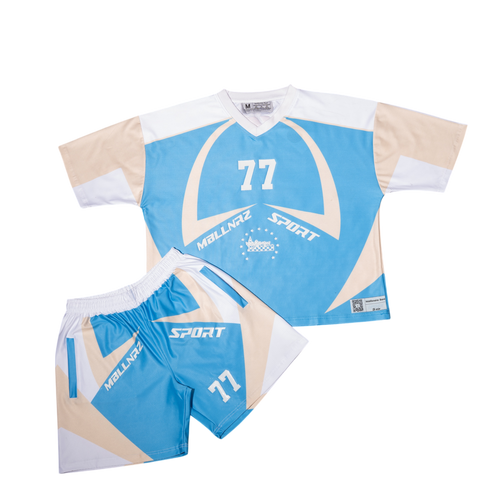 Mobillionairez  "Oceanside" 77 - Jersey Set - Blue (Unisex)