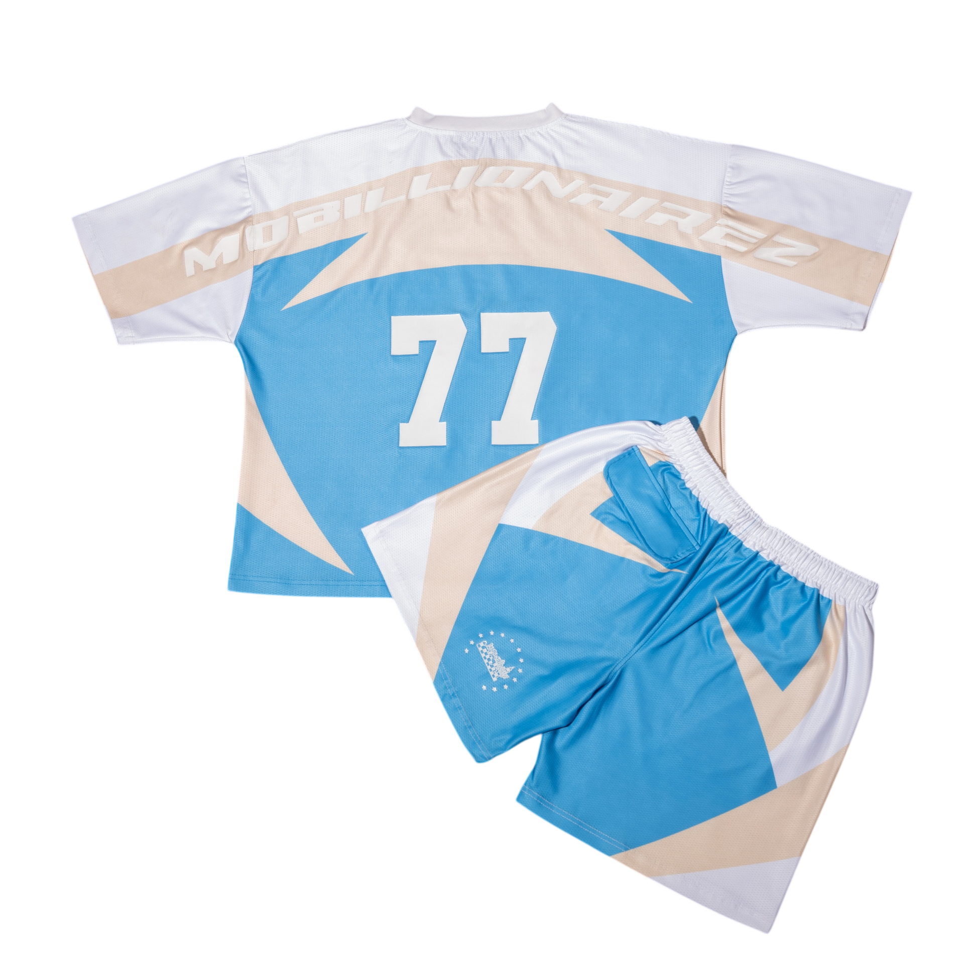 Mobillionairez  "Oceanside" 77 - Jersey Set - Blue (Unisex)