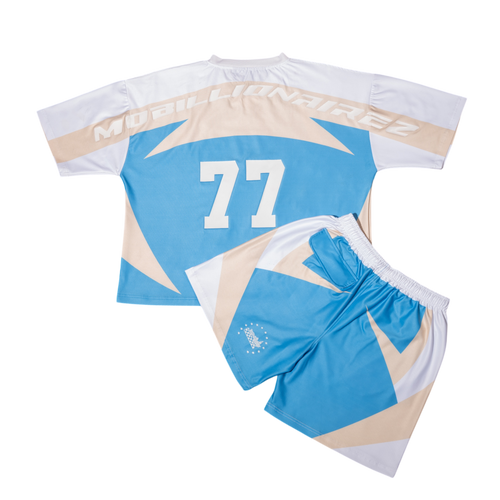 Mobillionairez  "Oceanside" 77 - Jersey Set - Blue (Unisex)