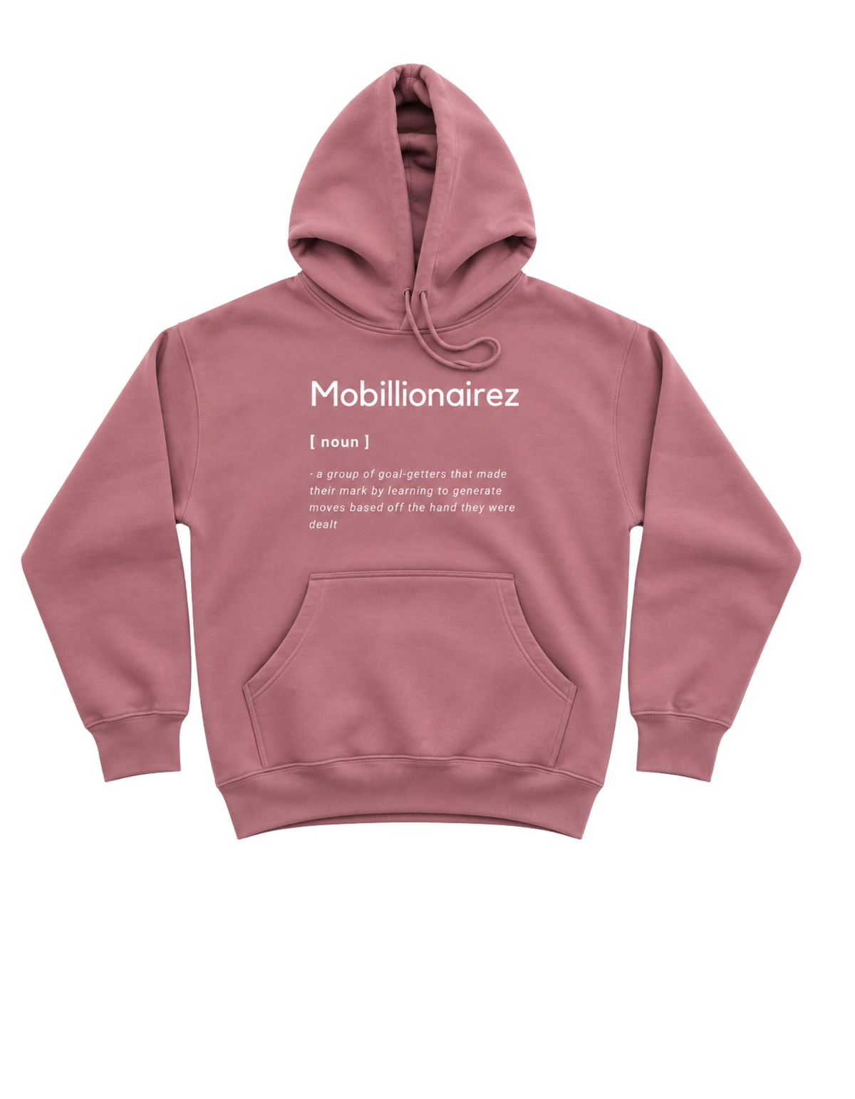 Mobillionairez "Her Fight Is My Fight" - Definition Hoodie "Pinky" (Unisex)