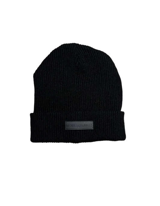 Mobillionairez Rubber Logo Beanie